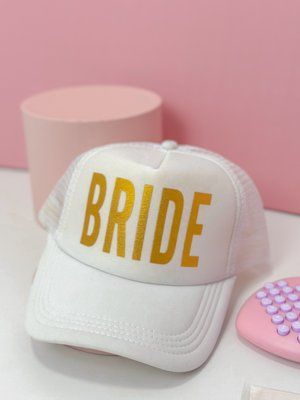 Кепка Bride золотий надпис aks28 фото
