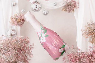 Пляшка квіти преміум ball32 фото