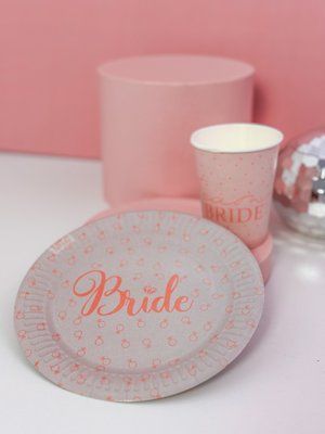 Набір тарілок Team Bride / Bride (10 шт) cp59 фото