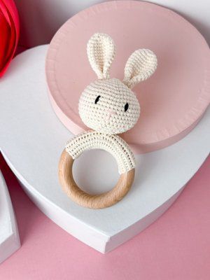 Брязкальце зайчик ivory pre12 фото