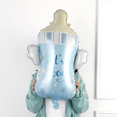 Пляшечка фольгована блакитна babyba0000045 фото