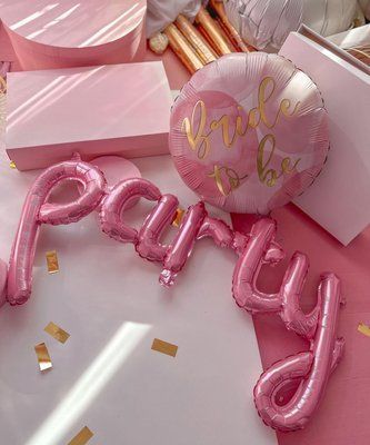 Кульки писані party рожеві ball16 фото