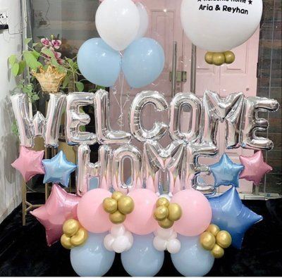 Кульки Welcome home асорті babyba15 фото