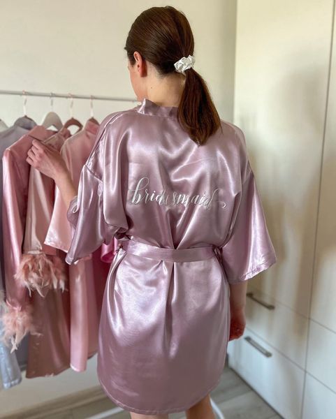 Халатик ліловий bridesmaid dre18 фото