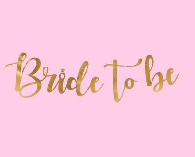 Підвіска золота Bride to be deco25 фото