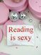 Футболка біла Reading is sexy розмір S booklove05 фото 1