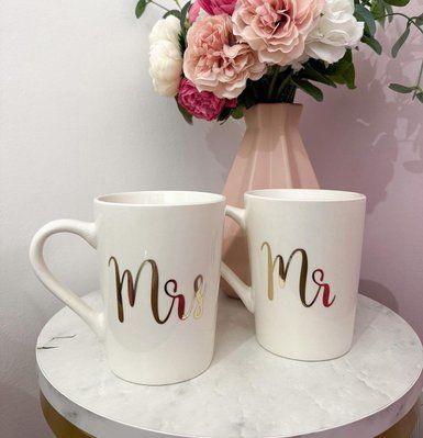Чашки Mr & Mrs wpr01 фото