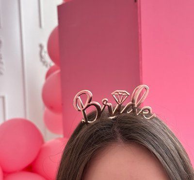 Обруч рожеве золото Bride aks18 фото