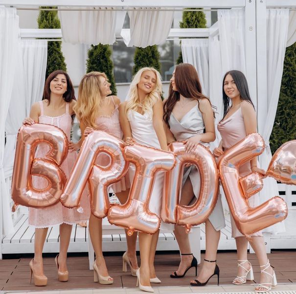 Кульки BRIDE (40 см) рожеве золото ball03 фото
