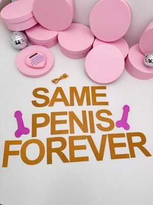 Підвіска Same penis forever deco27 фото